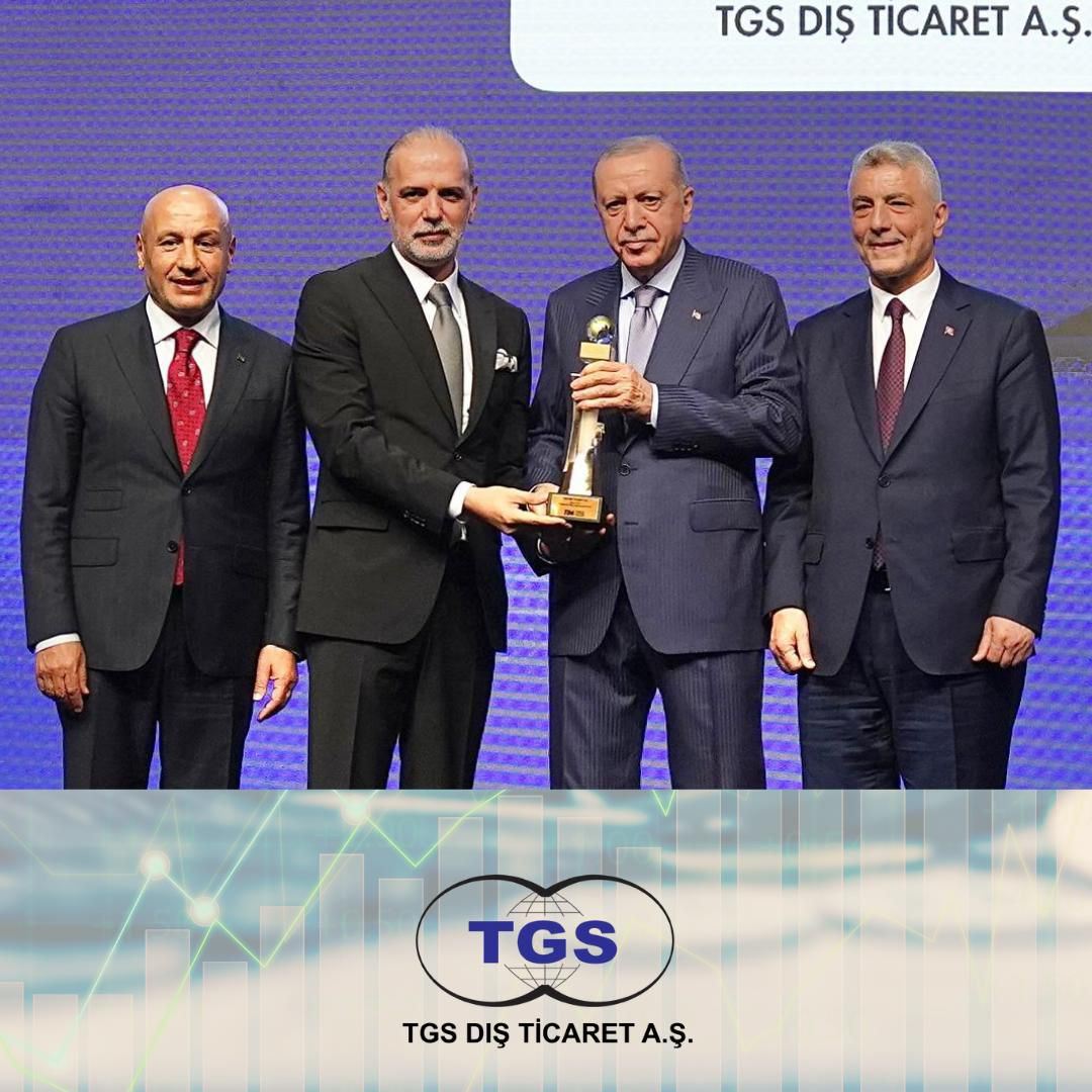 We received our award from our President